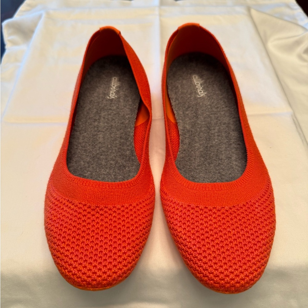 Allbirds Women's Tree Breezer Bright Orange Flats